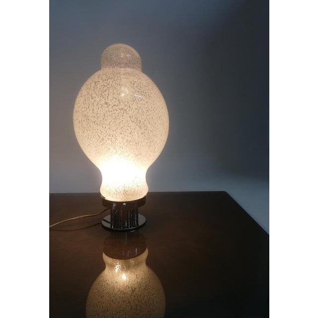 Murano Blown Glass Table Lamp, 1970s For Sale - Image 12 of 16