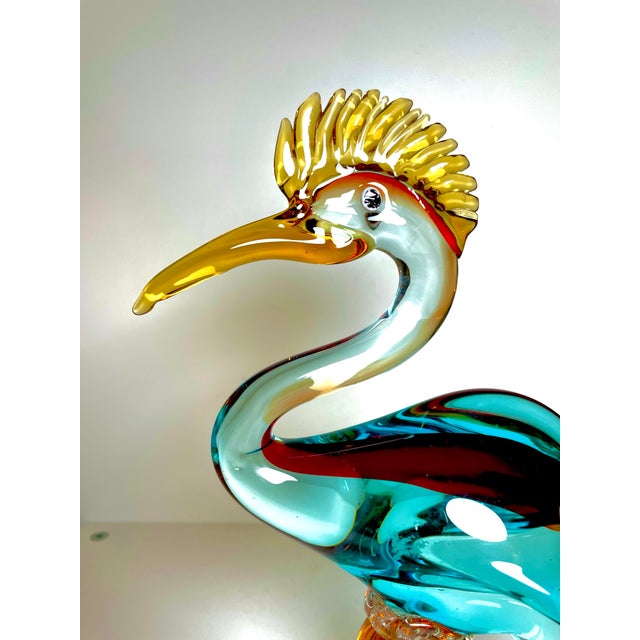Mid-Century Modern -Mid Century Murano Herron Bird For Sale - Image 3 of 5