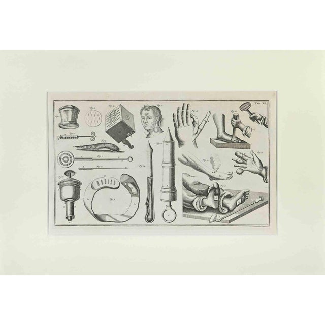 Lorenz Heister, Surgical Instruments, Etching, 1750 For Sale - Image 3 of 3