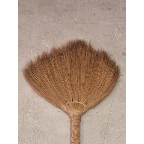 Farmhouse Pair of Vintage Bamboo Hand Brooms For Sale - Image 3 of 5