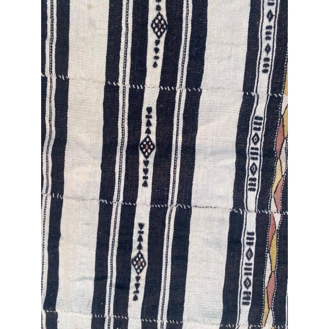 Vintage Long Malian Tribal Woven Kilim For Sale - Image 3 of 18