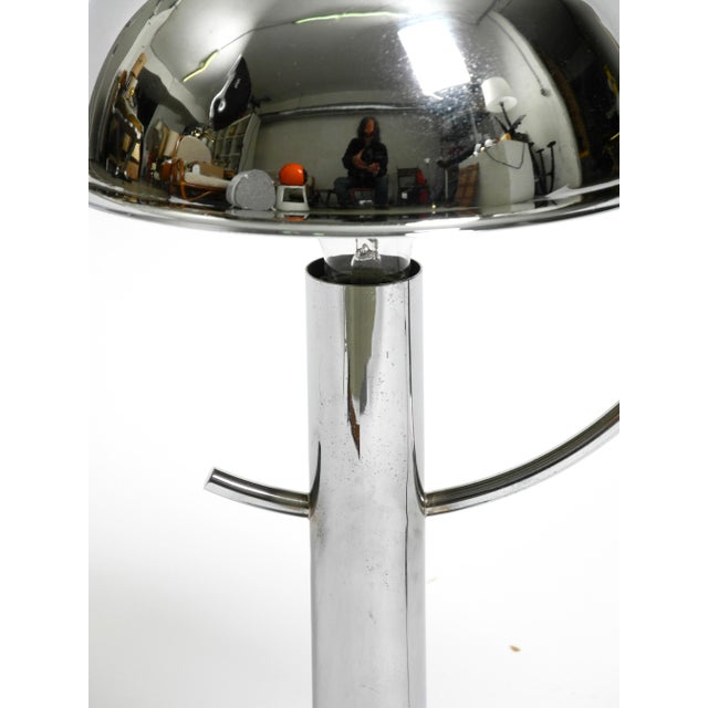 Large Exceptional Chrome Table Lamp by Gebrüder Cosack, 1960s For Sale - Image 11 of 18
