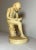 Alabaster Antique Hand Carved Alabaster Stone Boy With Thorn in Foot Sculpture Statue Art For Sale - Image 8 of 16