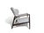 Mid 20th Century Restored Ib Kofod Larsen Highback Lounge Chair and Ottoman in New Fabric For Sale - Image 4 of 14