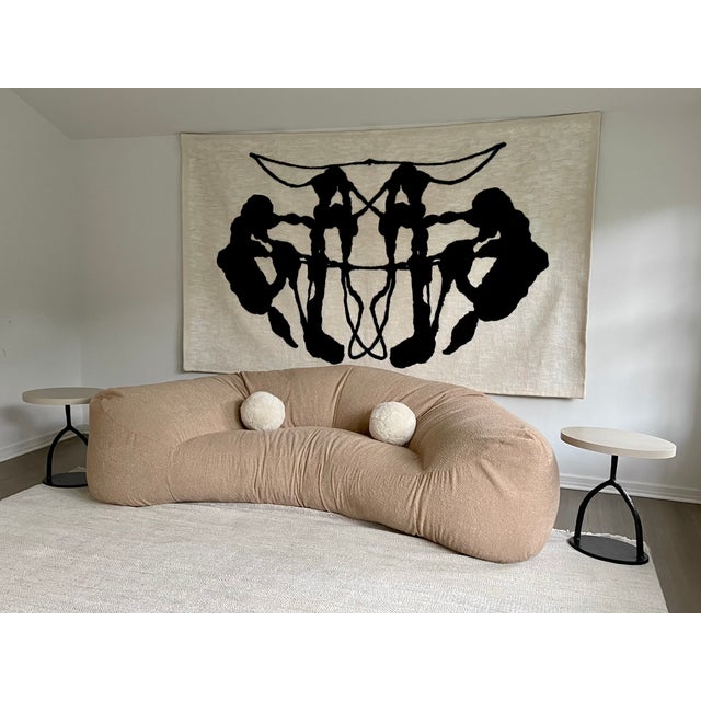 Textile Brigitta Varadi Large Scale Contemporary Wall Tapestry, 115” X 70” For Sale - Image 7 of 11