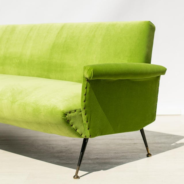 Vintage Velvet Sofa, 1970s For Sale - Image 9 of 18