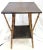 Early 1900's Primitive English Burnt Bamboo Side Table For Sale - Image 9 of 18