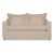 Textile Moss Home Darcy Loveseat 64"W, Safari Oatmeal For Sale - Image 7 of 7