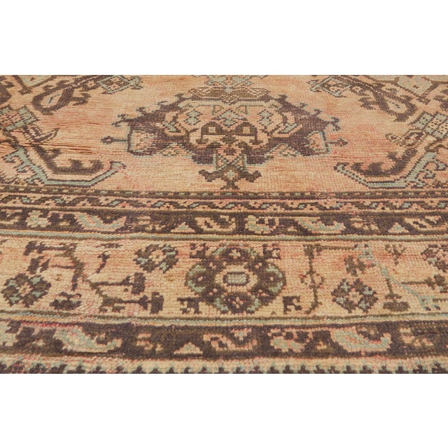 Early 20th Century Antique Turkish Oushak Rug, 11'09 X 11'02 For Sale - Image 5 of 10
