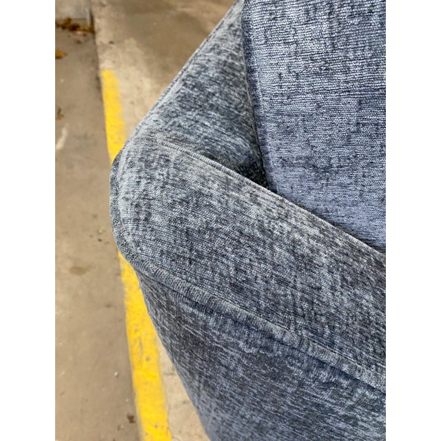 Angular Slant Arm Mid Century Modern Lounge Chair For Sale - Image 9 of 13