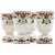 Art Nouveau Villeroy and Boch Saxony Poppy Porcelain Egg Cups - Set of 4 For Sale - Image 9 of 9