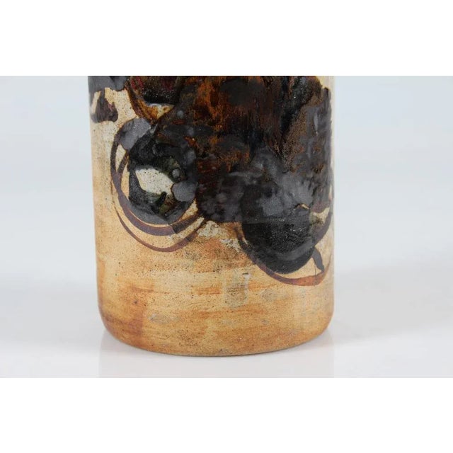 Mid-Century Danish Ceramicist Table Lamp with New Shade by Conny Walther, 1960s For Sale - Image 4 of 10