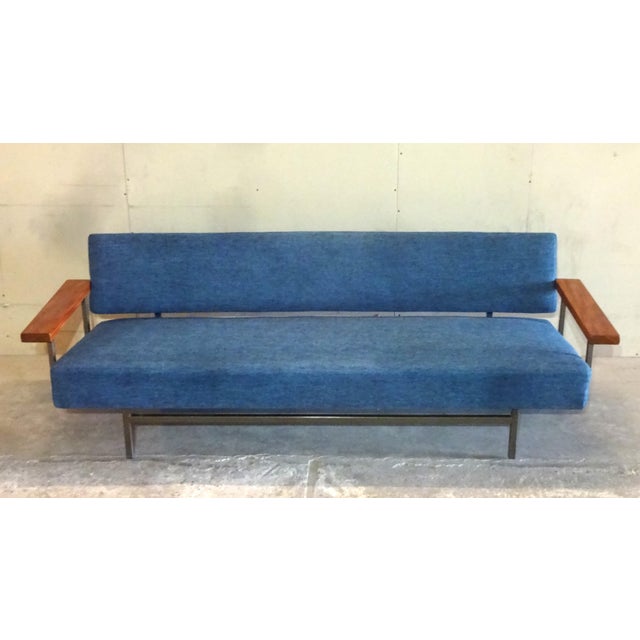 Mid-Century Modern Dutch Early Edition Lotus 3-Seater Sofa by Rob Parry for Gelderland, 1950s For Sale - Image 3 of 17