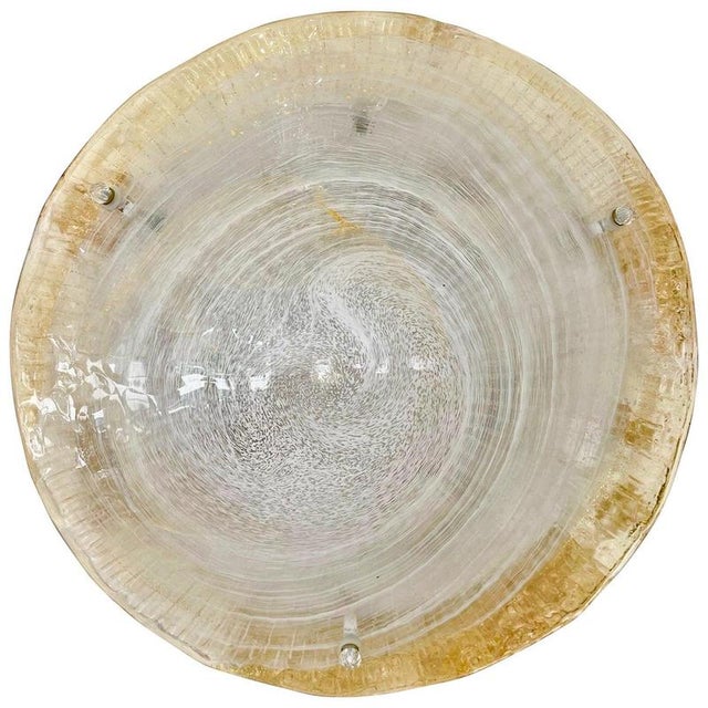 Large Flower Murano Glass Wall Lighting from Mazzega, Italy, 1980s For Sale - Image 10 of 10