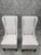 Cream Contemporary High Back Dining Chairs - Pair For Sale - Image 8 of 9