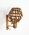 Mid-Century Rattan and Bamboo Wall Sconce in the style of Louis Sognot, 1960s For Sale - Image 6 of 9