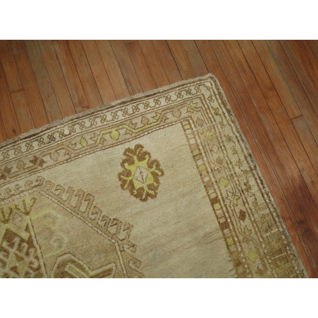 Mid 20th Century Vintage Zabihi Collection Turkish Kars Rug For Sale - Image 5 of 7