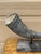 Pair of Vintage Faux Ram Horn Sculptures on Black Marble Bases For Sale - Image 10 of 16