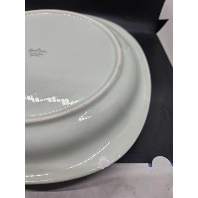 Boho Chic Vintage Rosenthal Studio-Linie Continental Mint Green Dinner Plate 9 5/8” Germany For Sale - Image 3 of 4