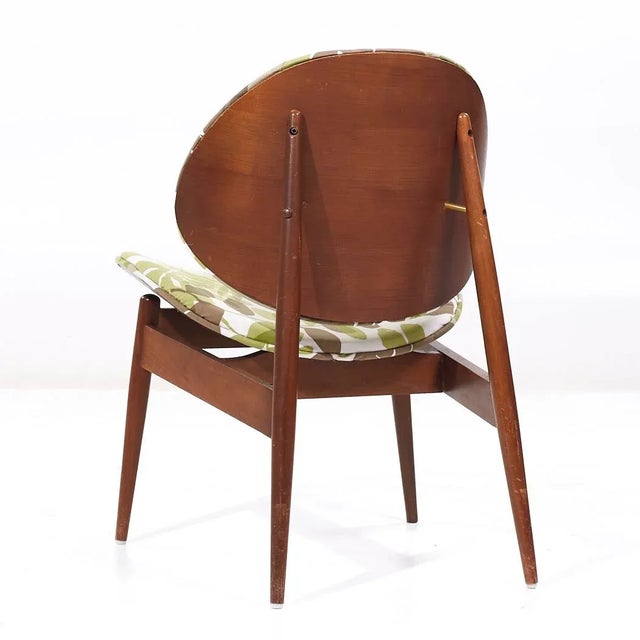 Brown Seymour James Weiner for Kodawood Mid Century Clam Shell Chairs - Pair For Sale - Image 8 of 12