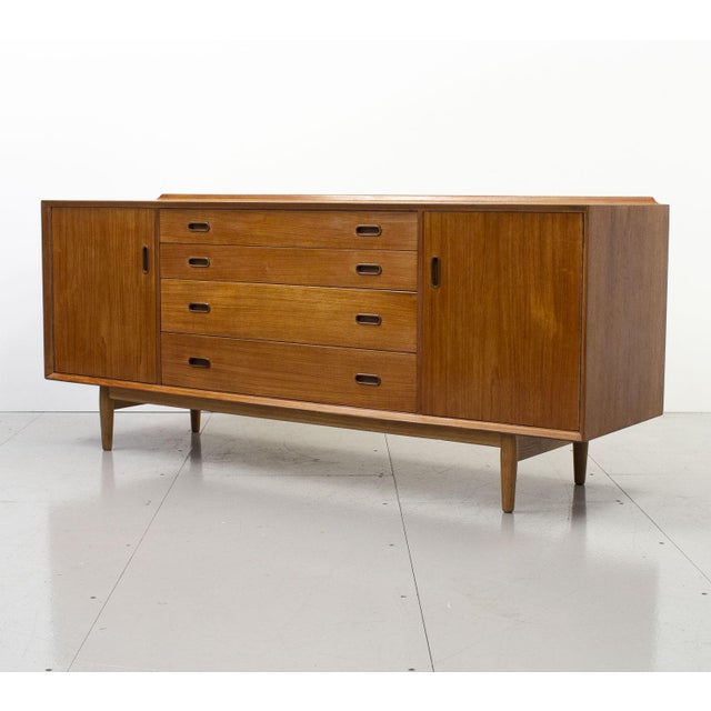 Mid-Century Modern Mid-Century Danish Teak Model OS25 Sideboard by Arne Vodder for Sibast, 1950s For Sale - Image 3 of 12