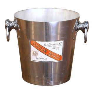 Mid-Century French Canard-Duchêne Aluminum Champagne Bucket For Sale