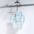 Mid-Century Hand-Blown Murano Opalescent & Cerulean Detail Glass Chandelier For Sale - Image 13 of 18