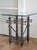 Black Postmodern Glass Side Table, 1990s For Sale - Image 8 of 8