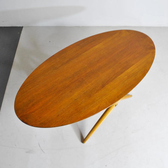 Wood Ovalette Coffee Table by Ilmari Tapiovaara for Artek, 1950s For Sale - Image 7 of 10