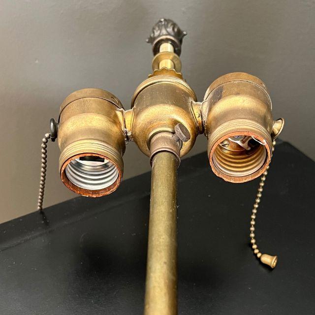 Ruby Red Late 18th Century, Ruby Red Cut Glass Table Lamp For Sale - Image 8 of 12