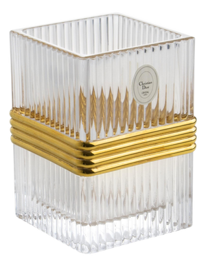 Christian Dior Paris Crystal Desk Accessory Pencil Cup, circa 1990