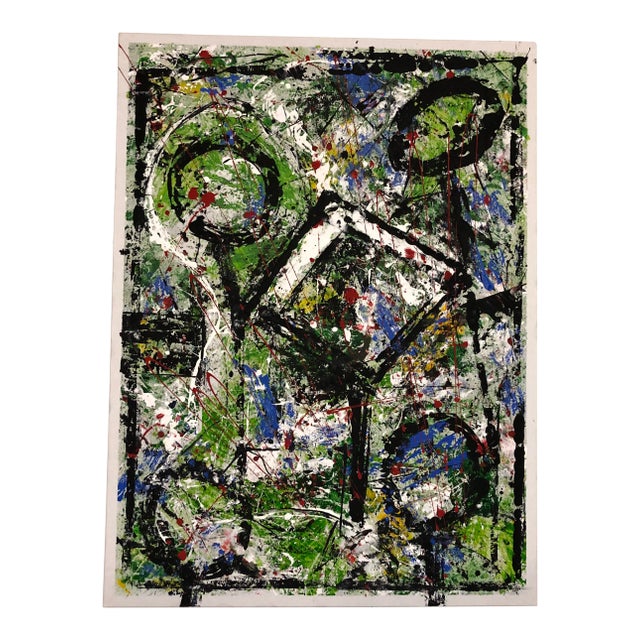 Original Abstract Painting - Acrylic on Canvas For Sale