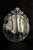VTG Venetian Murano Glass Mirror Etched Floral Round Italy, 28.5" T X 22.5" W For Sale - Image 10 of 10