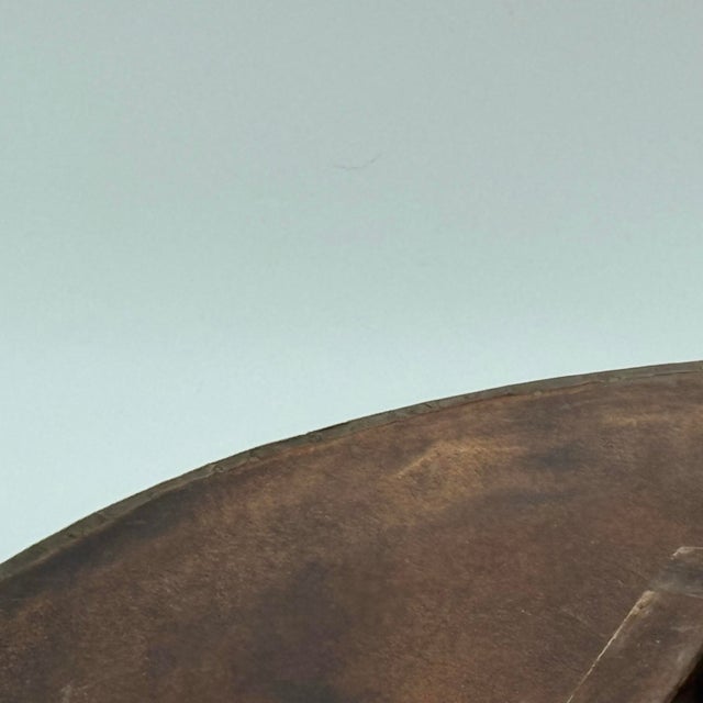 Mid-Century Modern Vintage Arteriors Home Apollo Metal / Wood Wall Plaque Medium For Sale - Image 9 of 11