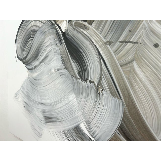 2020s Contemporary Abstract Acrylic on Canvas Painting “Ti Sento" by Nikolaos Schizas For Sale - Image 5 of 5