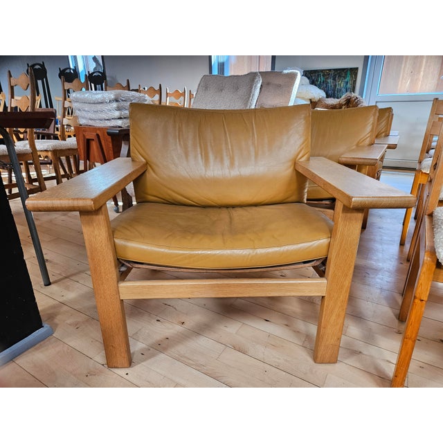 Professionally restored and prepared in our Danish workshop. • Frames cleaned and treated • Leather conditioned and...