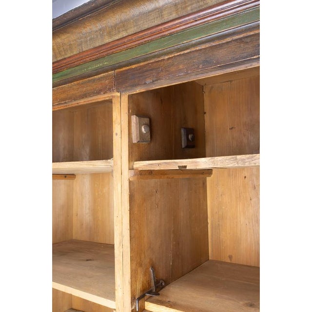 Late 18th Century Swiss Painted Wedding Pine Armoire For Sale - Image 16 of 18