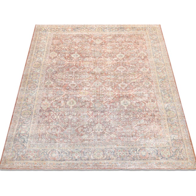 1920s 1920s Persian Mahal Rug For Sale - Image 5 of 5