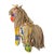 French Hermes Carpe Diem Vintage Silk Scarf Noble Pony For Sale - Image 3 of 3