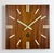 Wood Vintage Brown Wooden Wall Clock from Pragotron, 1980s For Sale - Image 7 of 16