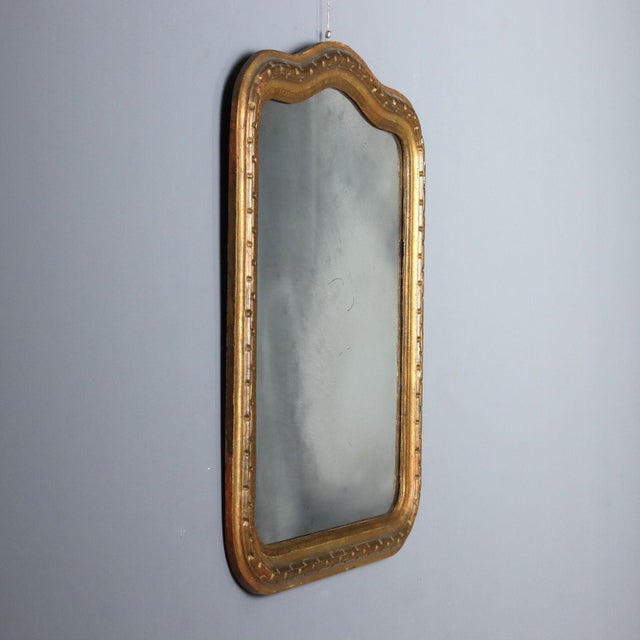 Italian Mirror in Carved Gilded Wood For Sale - Image 3 of 9