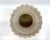 White Vintage Mid Century Ceramic Pineapple Vase With Scalloped Rim For Sale - Image 8 of 9