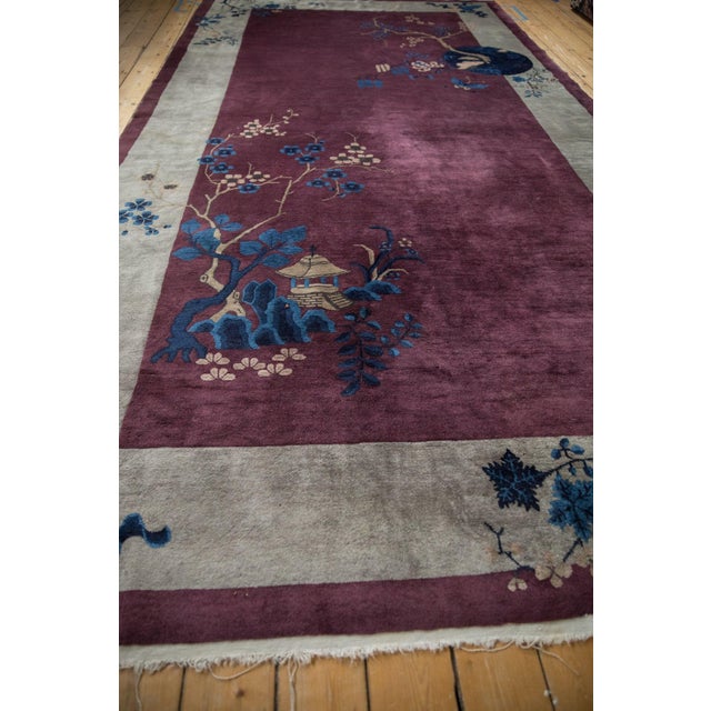 Antique Art Deco Carpet - 7'1" x 13'6" For Sale - Image 9 of 16