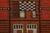 Mid-Century Modern Vintage Swedish Rya Runner in Rust With White Geometric Pattern - Rug & Kilim For Sale - Image 3 of 7