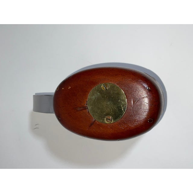 Double Sheave Varnished Wood Nautical Pulley Block For Sale In Boston - Image 6 of 8