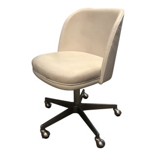 Modern Restoration Hardware Leather Office Chair For Sale