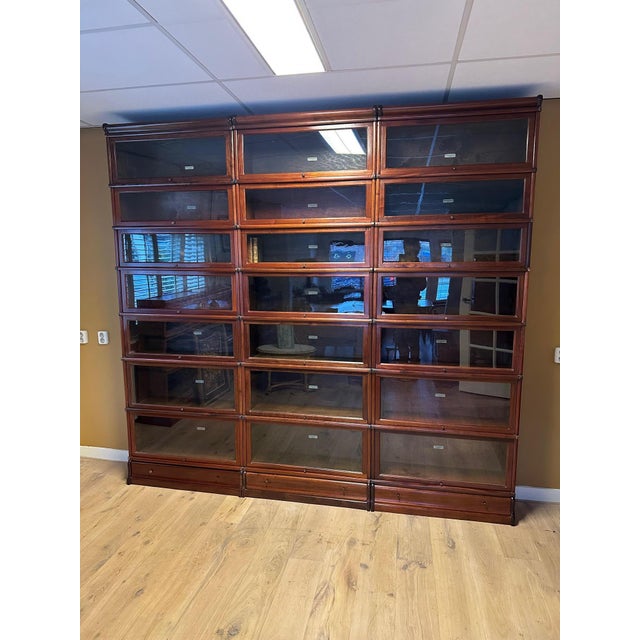 Antique Bookcase from Globe Wernicke, 1890s, Set of 21 For Sale - Image 9 of 14