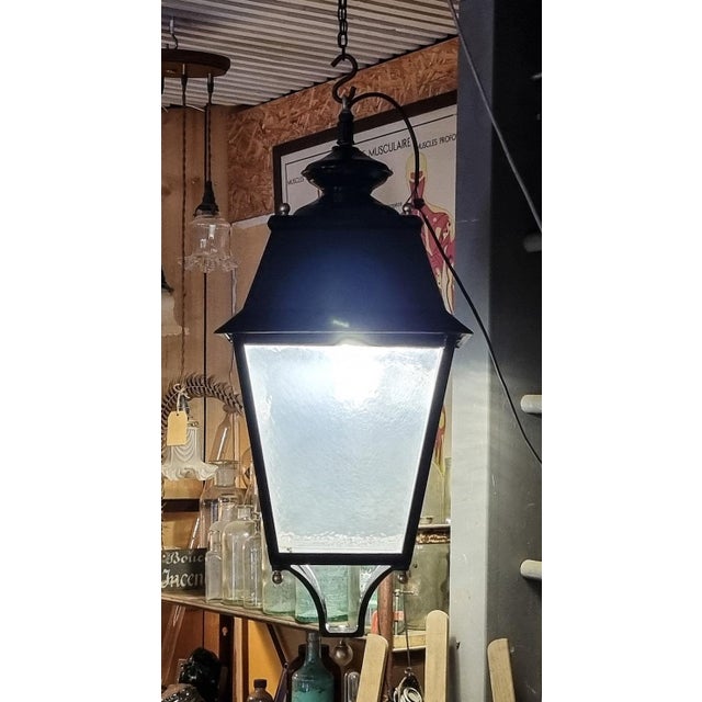 Iron Street Lantern, 1970s For Sale - Image 11 of 11