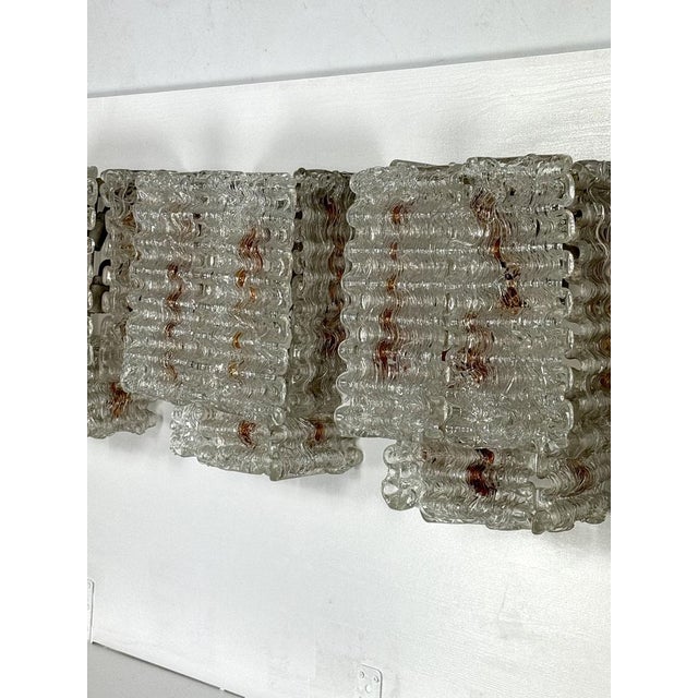 Large Wall Lamps in Murano Glass by Poliarte, 1970s, Set of 4 For Sale - Image 14 of 18