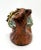 Mid 20th Century Vintage Folk Art Cement Snail Figurine With Seashell Floral Shell – Coastal Paperweight Decor For Sale - Image 5 of 11